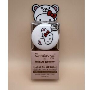 The Creme Shop x Hello Kitty Macaron Lip Balm White Chocolate Limited Edition